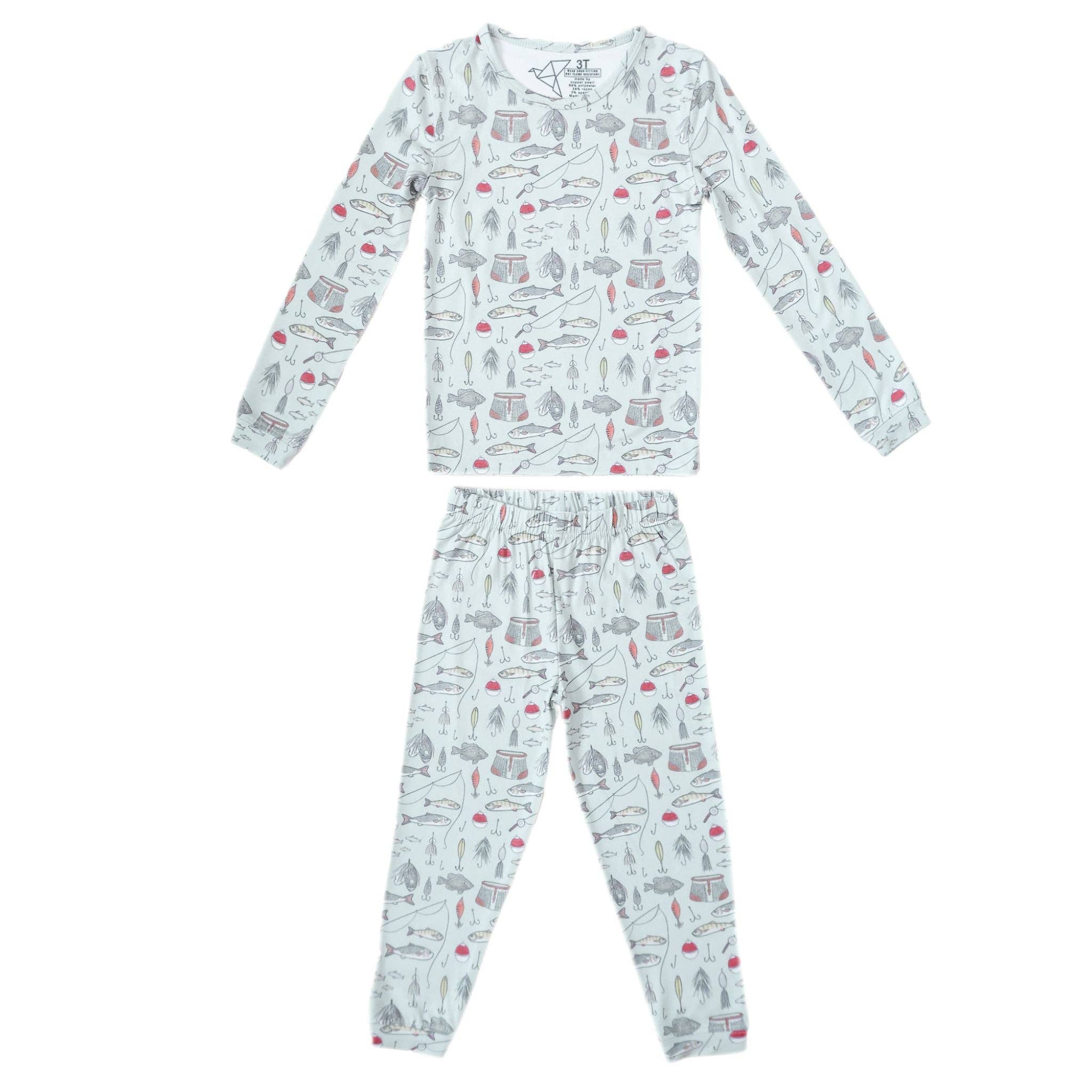 Copper Pearl 2pc Long Sleeve Pajama Set - Trout