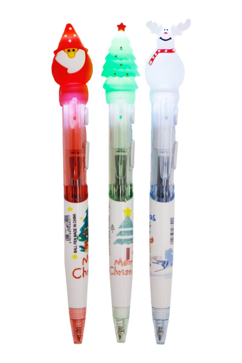Merry Christmas LED Light-Up Pen - 36 pcs