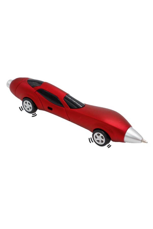 Metallic Racing Car 24 Bundle Set Novelty Ball Point Gel 0.7
