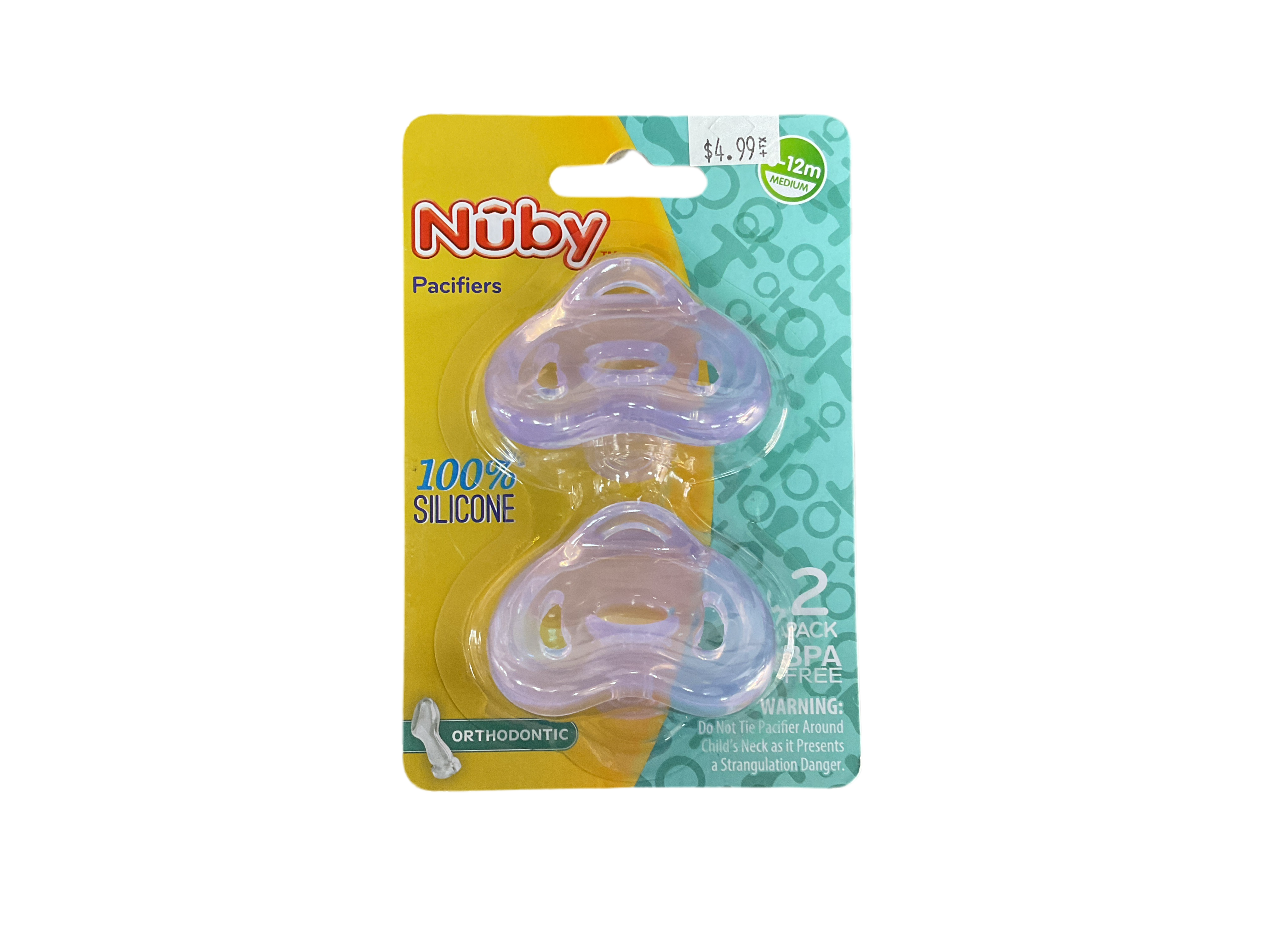 Nuby- Orthodontic Silicone Pacifiers