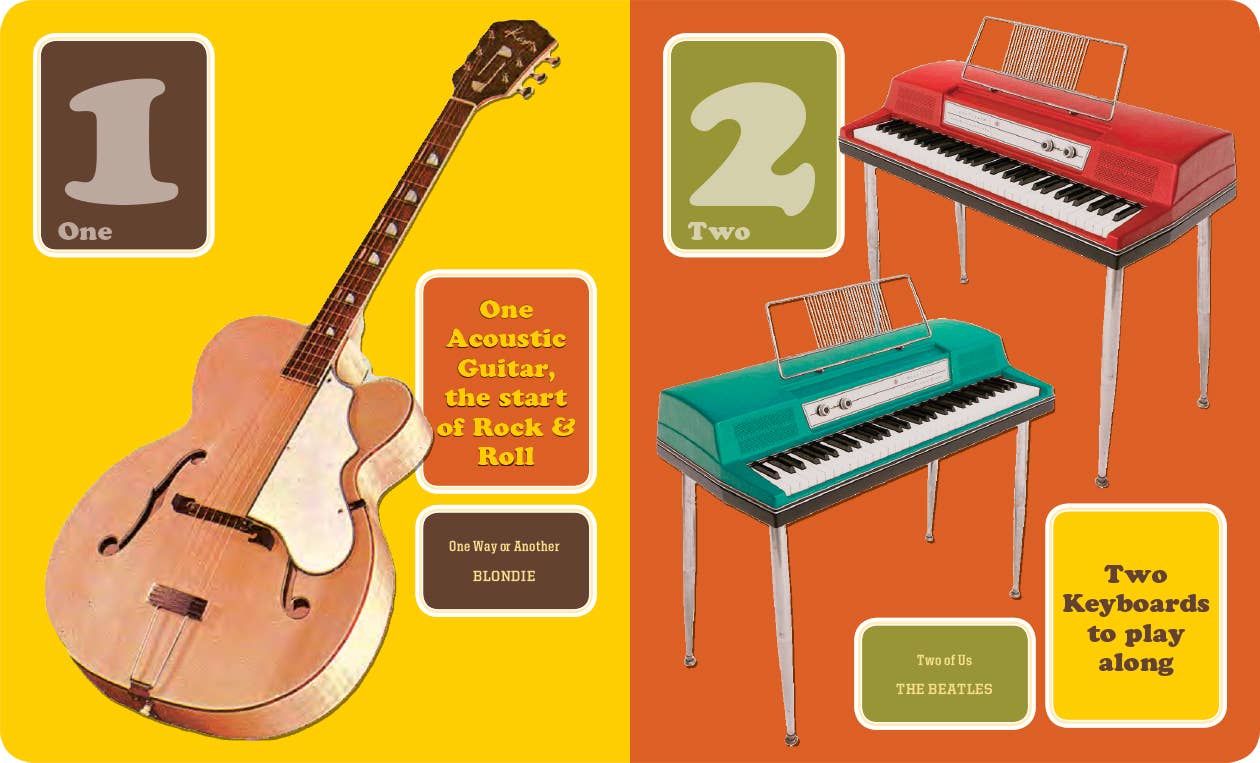 One, Two, Three O'clock, Rock: First Number Board Book