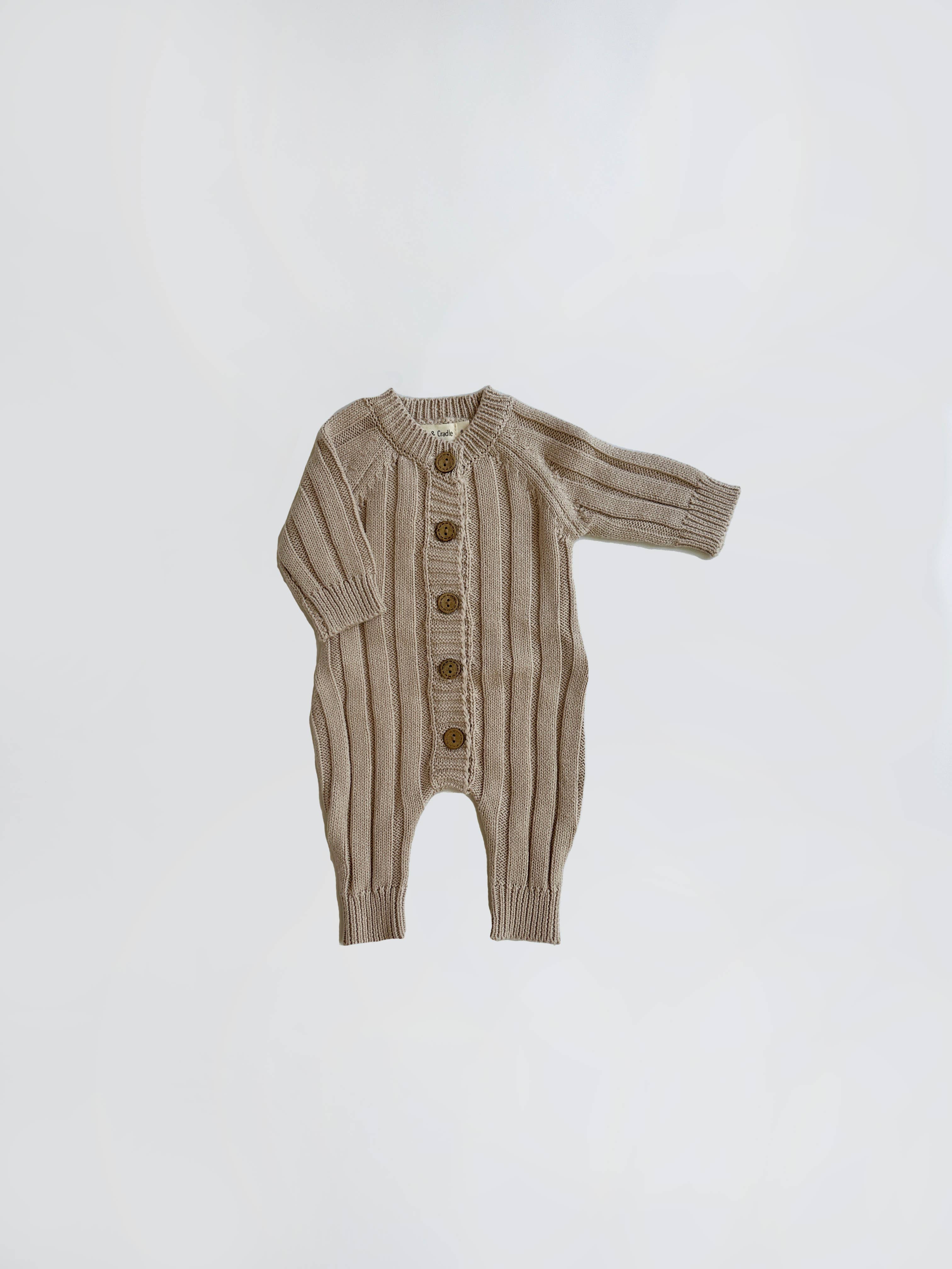 Knit Cotton Baby full Jumper | Milo jumpsuit