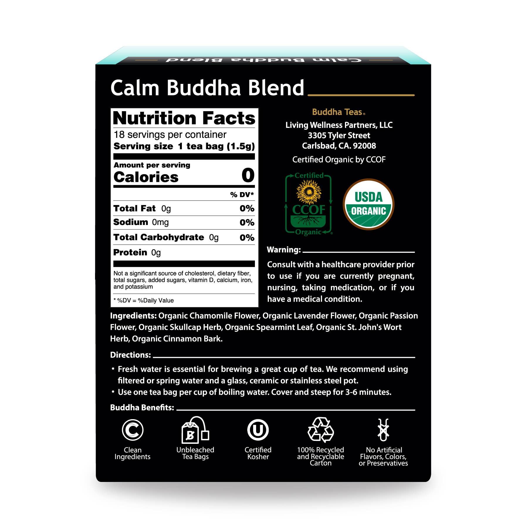 Buddha Teas - Calm Buddha Blend