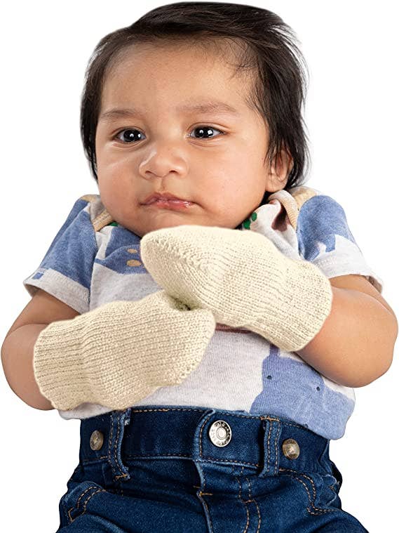 Baby Mitten -Beige