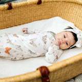 Copper Pearl | Newborn Knotted Gown - Luna