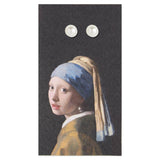 The Girl with a Pearl Post Earrings