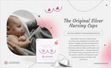 SILVERETTE The Original Silver Nursing Cups, Nipple Covers for Breastfeeding, XL
