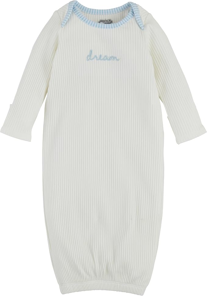 Boy Chainstitch NB Gown | Mudpie