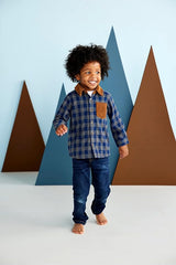 Mud Pie Boys' Check Shacket