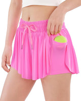 BTWEEN ACTIVE Big Girls Butterfly Built-In Shorts (2T-12Y)