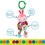 Eric Carle The Very Hungry Caterpillar On the Go Developmental Plush Ladybug, 14"