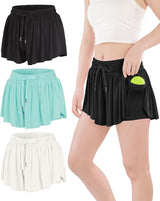BTWEEN ACTIVE Big Girls Butterfly Built-In Shorts (2T-12Y)