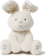 GUND Baby Flora The Bunny Animated Plush, Singing Stuffed Animal Toy for Ages 0 and Up, Cream, 12"