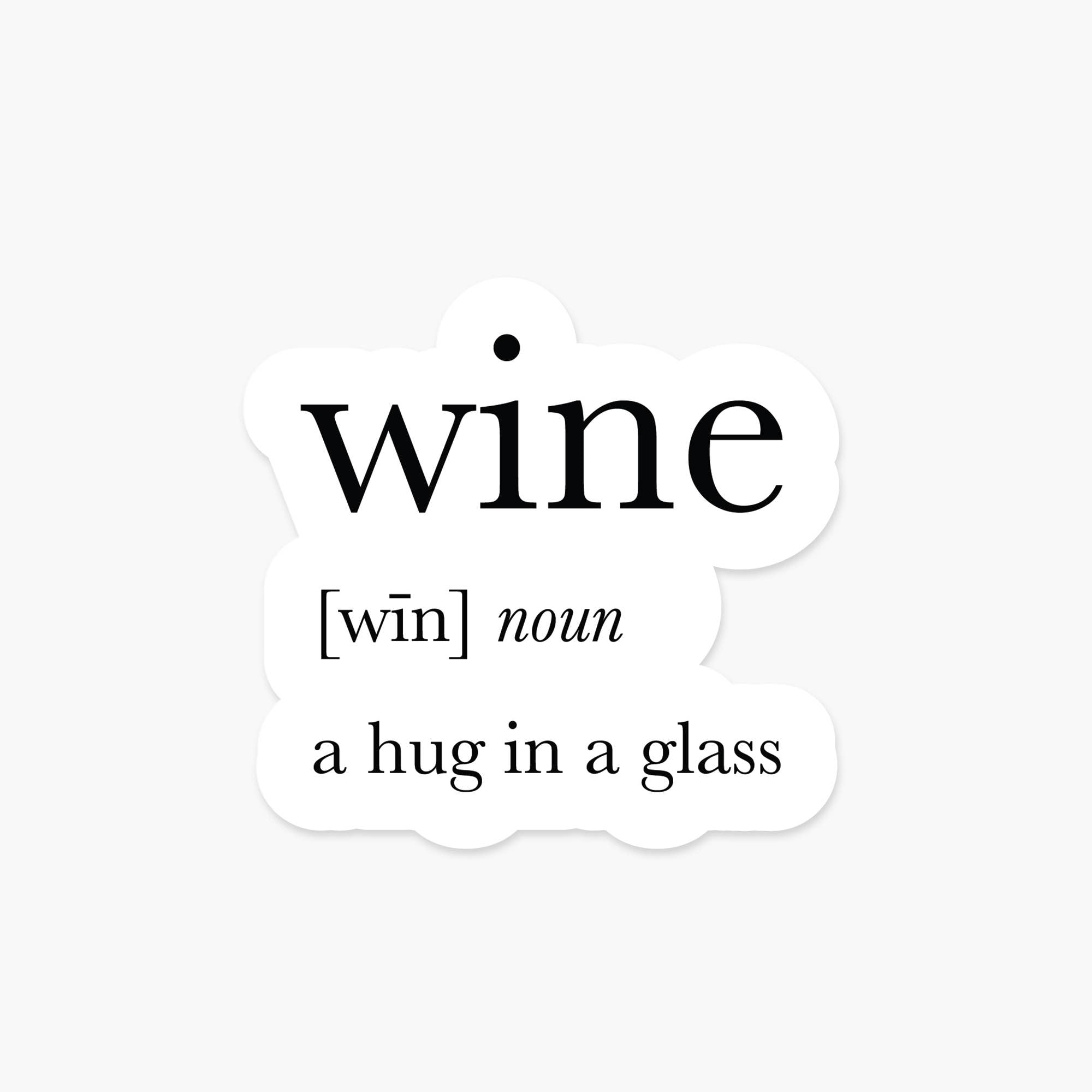Wine Definition 3 x 3 in - Everyday Sticker