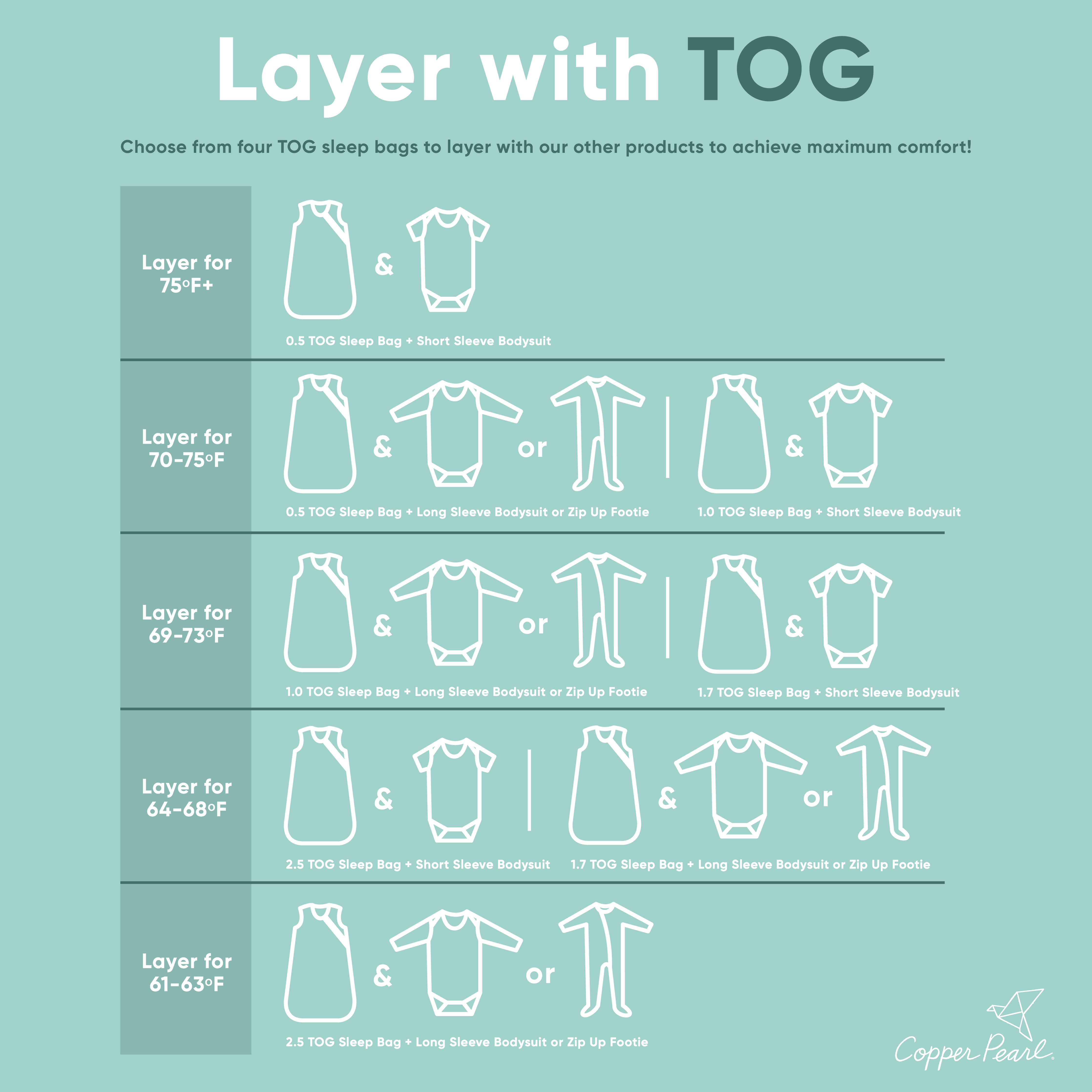 Copper Pearl Sleep Bag - Ferra