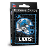 Detroit Lions Neon-Styled Playing Cards - 54 Card Deck