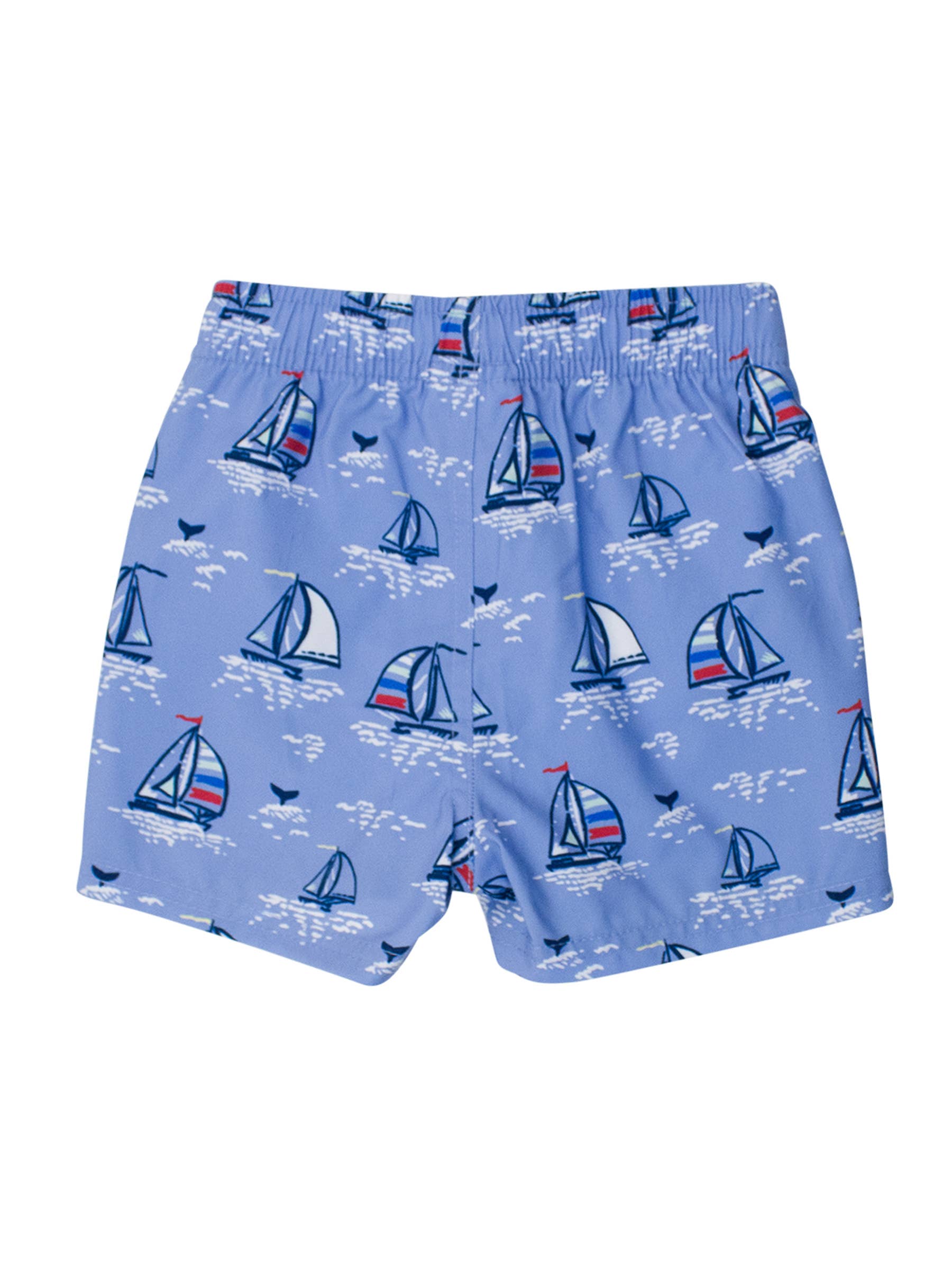 Boys Blue Seas the Day Swim Trunks