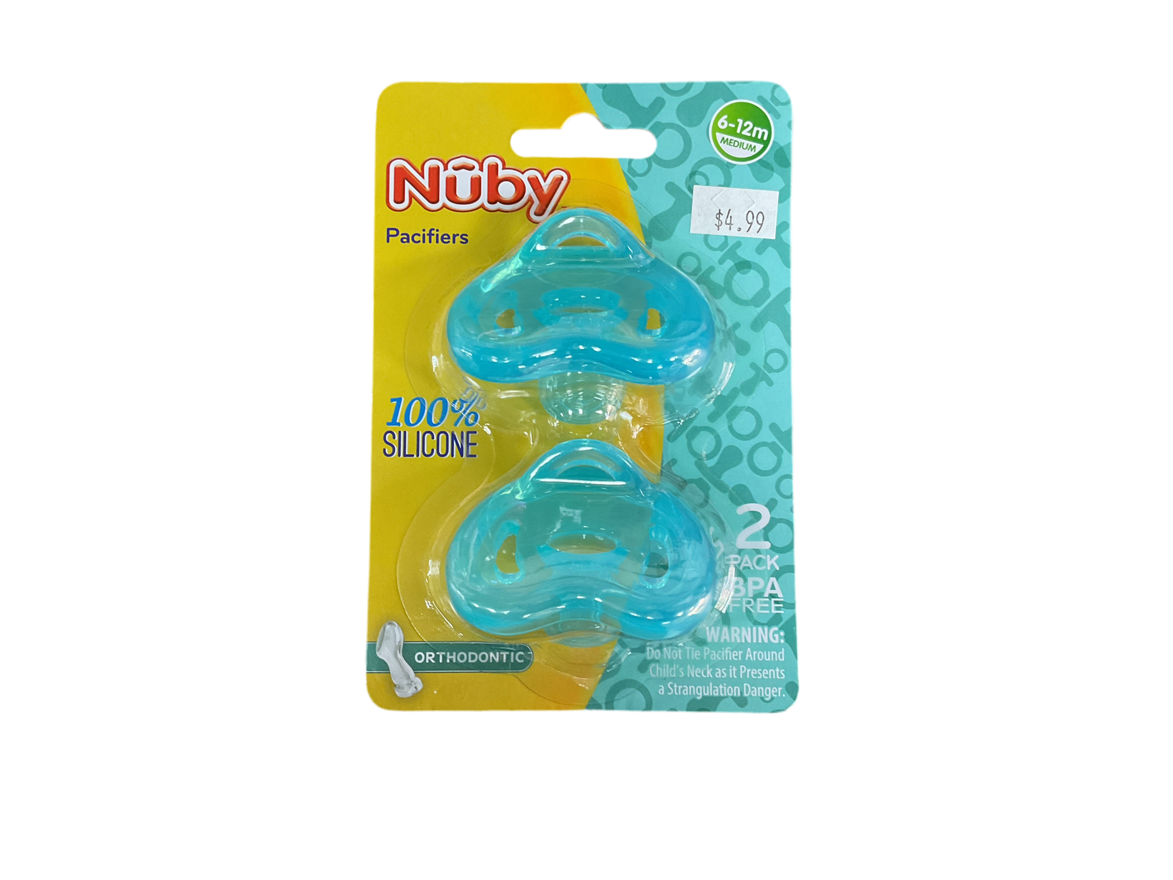 Nuby- Orthodontic Silicone Pacifiers