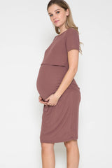 Maternity Ribbed Dress