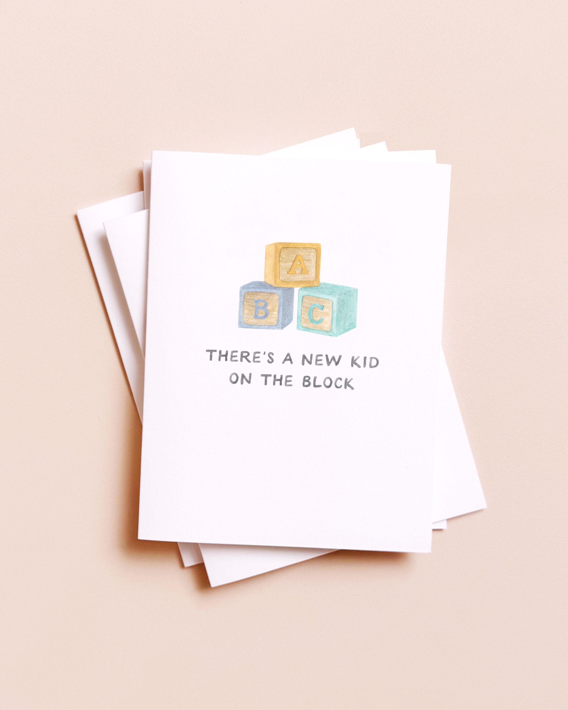 New Kid On The Block — Pop Culture Pun New Baby Card