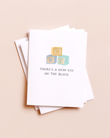 New Kid On The Block — Pop Culture Pun New Baby Card