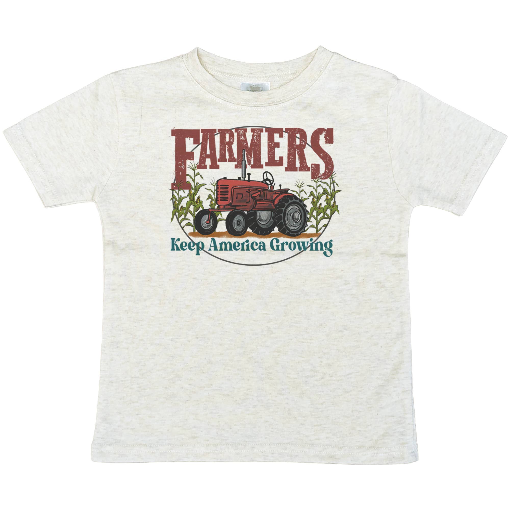 Farmers Growing America Red Tractor Youth Shirt