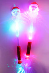 Christmas Santa Colorful Led Light-up Wand