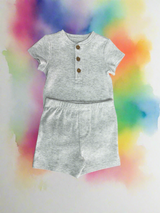 LITTLE ME | Grey 2Pc Short Set
