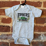 Farmers Growing America Green Tractor Bodysuit