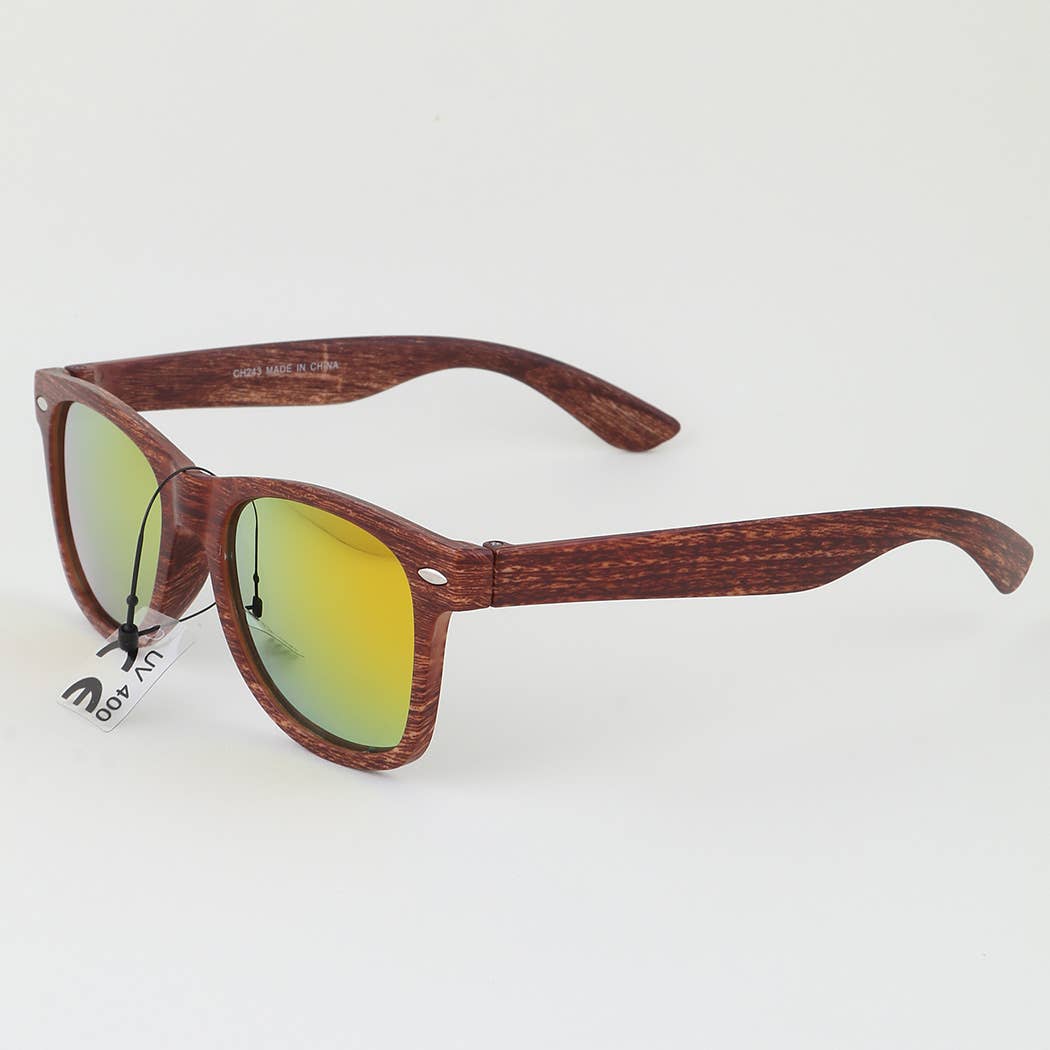 Modern Streak Wayfarer Sunglasses