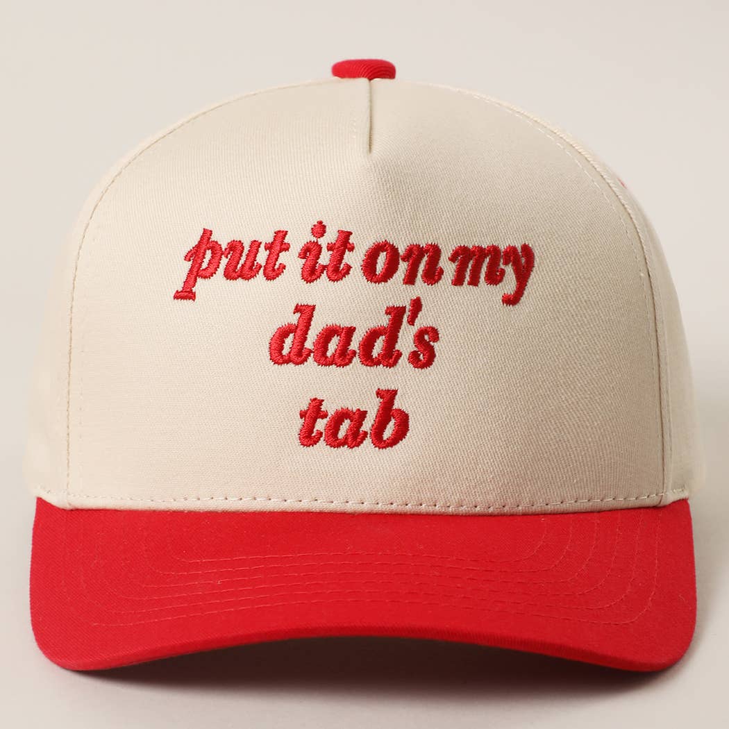 PUT IT ON MY DAD'S TAB Embroidery KIDS Trucker Hat