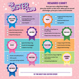 Big Sister Club Board Book with Reward Chart & Stickers