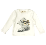 Raccoon Print Top