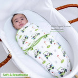 Cotton Velcro Newborn Swaddle Sack Golf A Round