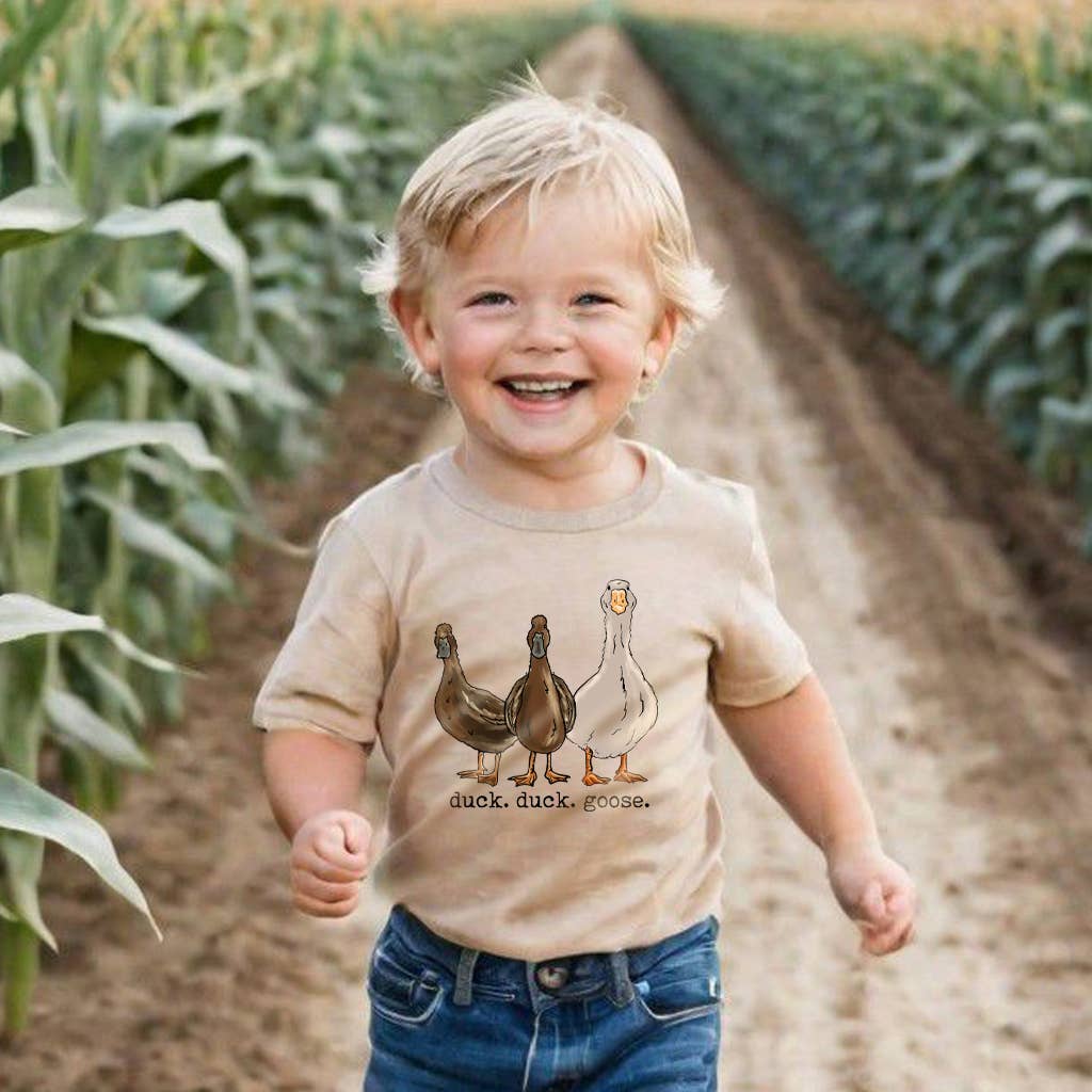 "Duck Duck Goose" Farm Kid Summer Clothing