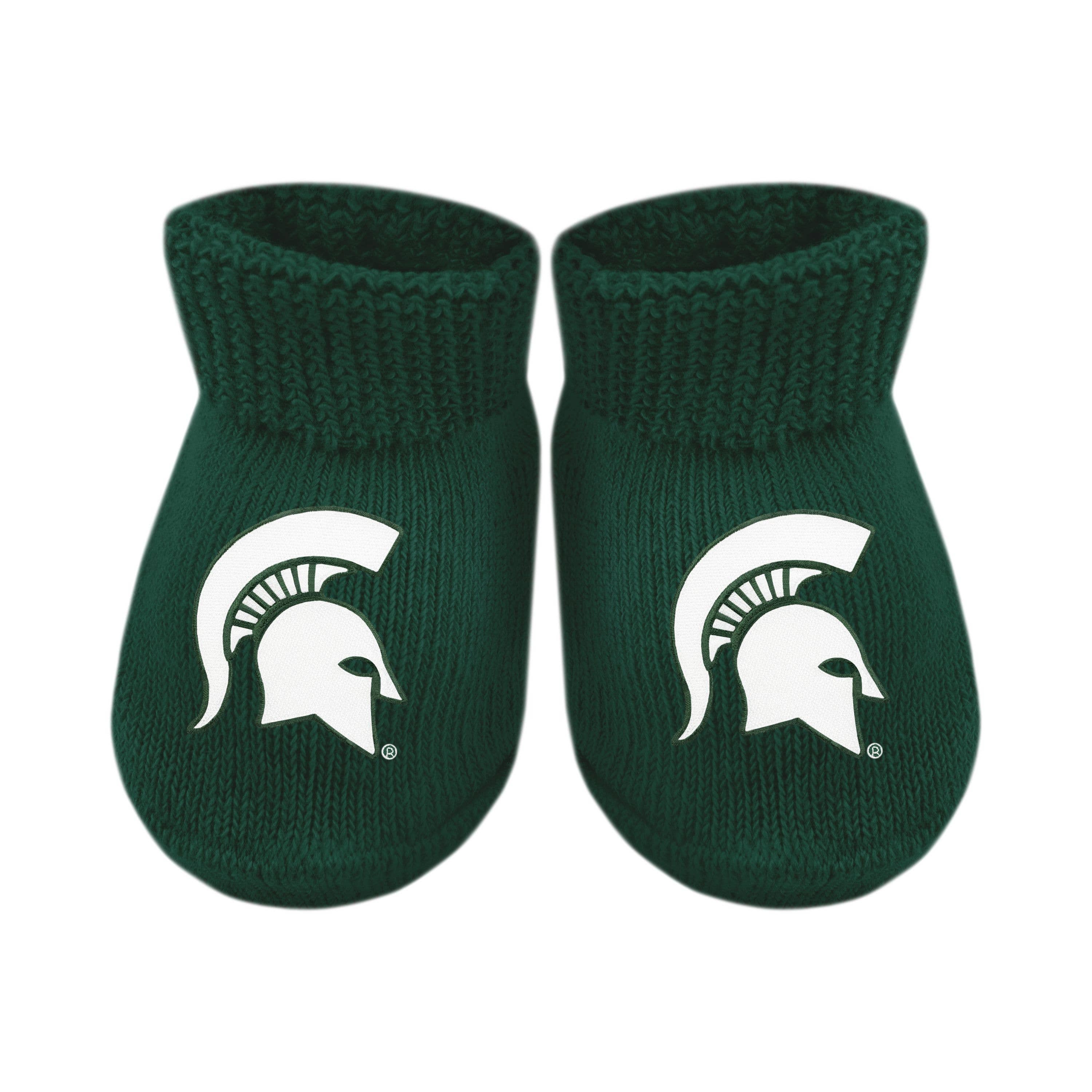 Michigan State Spartans Newborn Bootie Sock