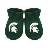 Michigan State Spartans Newborn Bootie Sock