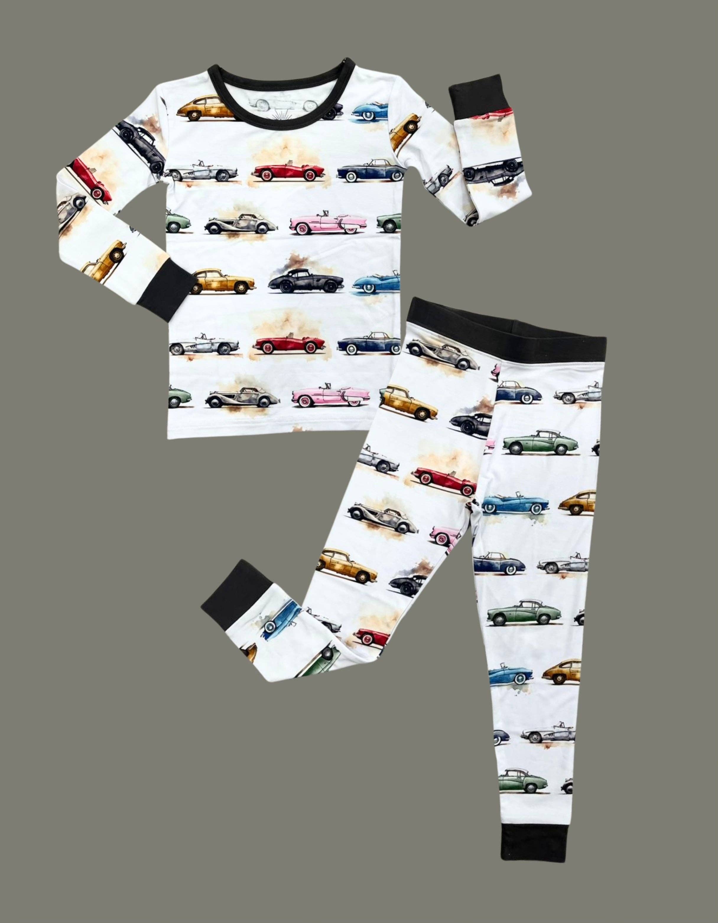 Vintage Vrooms Long Sleeve Lounge Set