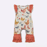 Hen Petals Baby Romper