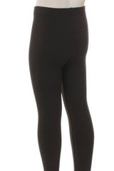 Kid's Buttery Soft Solid Colors Leggings - Red