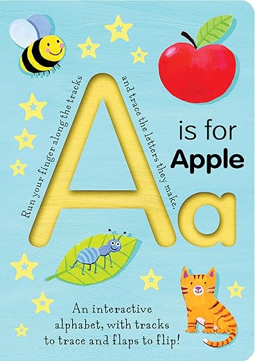 A is for Apple (Smart Kids Trace-and-Flip) Board book – Lift the flap