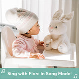 GUND Baby Flora The Bunny Animated Plush, Singing Stuffed Animal Toy for Ages 0 and Up, Cream, 12"