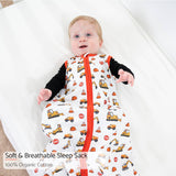 Under Construction Baby Sleep Sack, 100% Organic Cotton