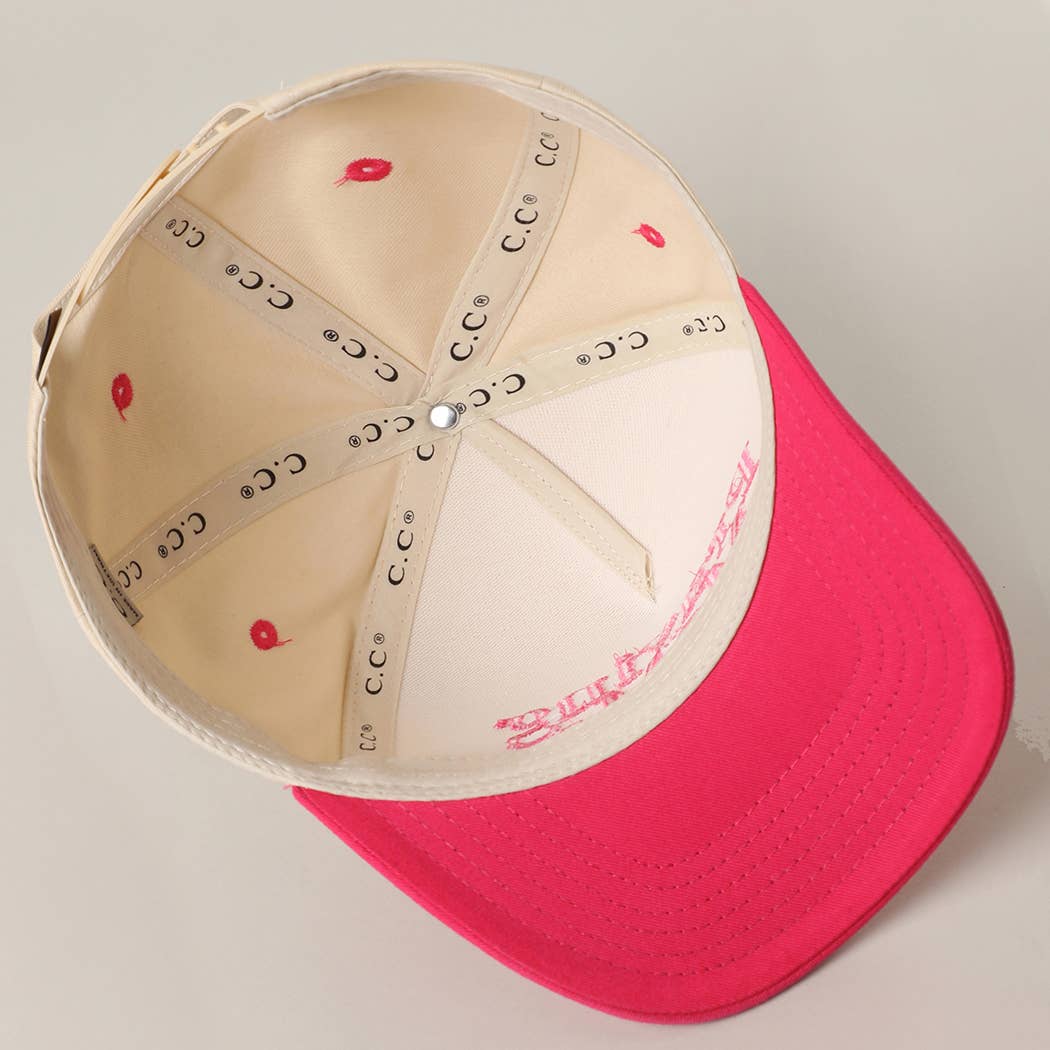 Praying MaMa Embroidery Two-Tone Trucker Hat