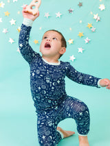 Blast Off Bamboo Viscose Long Sleeve Pajama Set