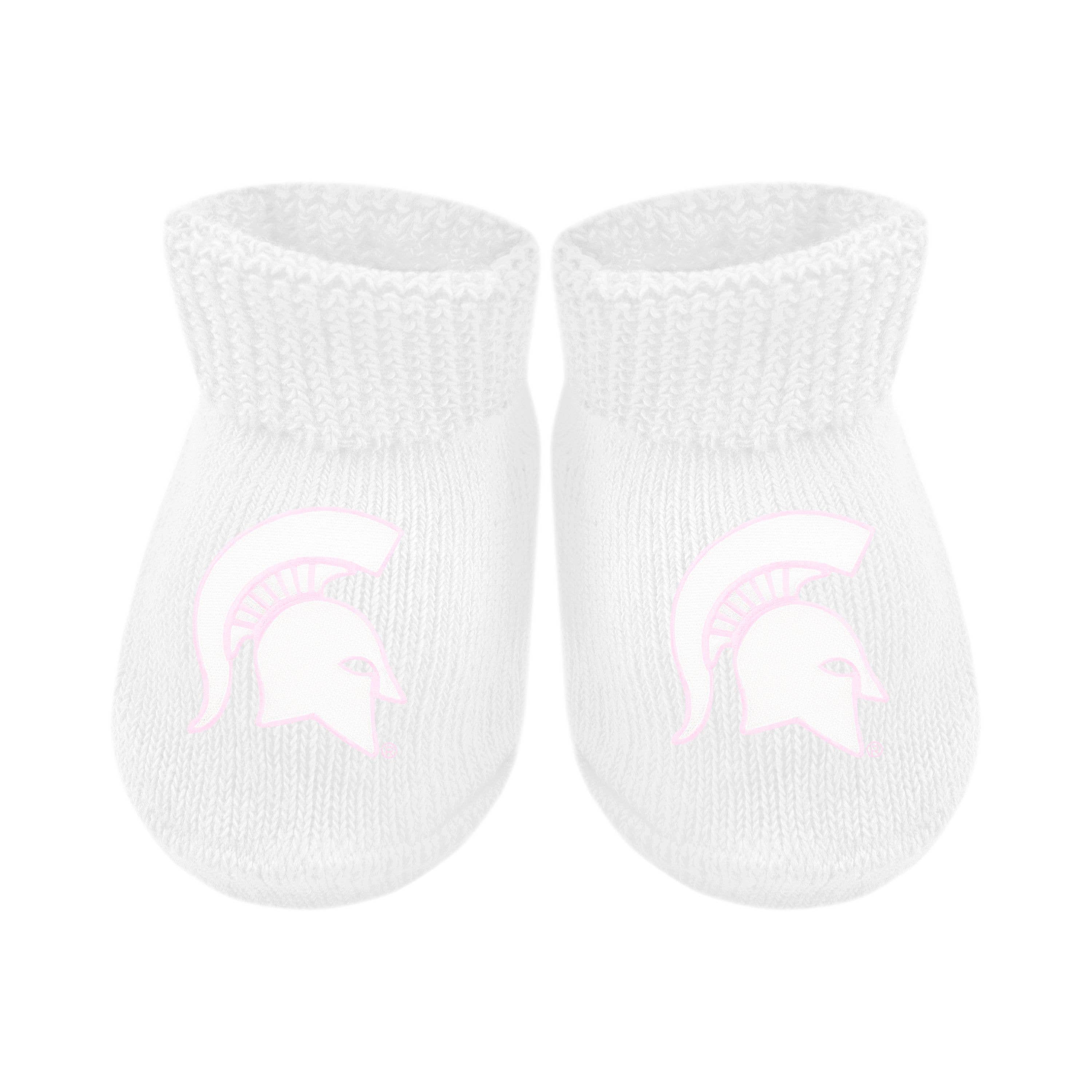 Michigan State Spartans Newborn Bootie Sock