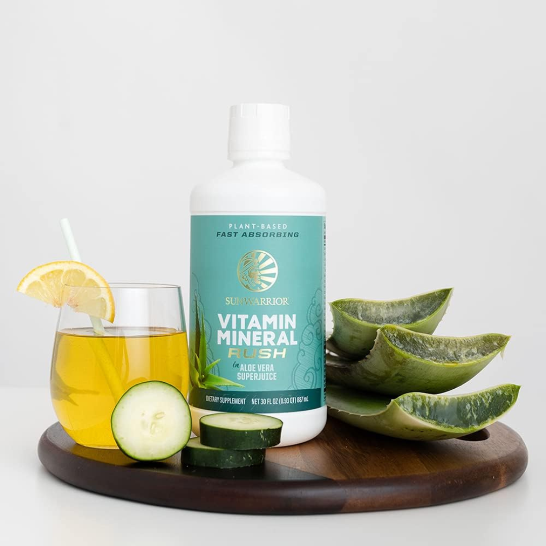 Sunwarrior - Liquid Vitamin Mineral Rush - Aloe Vera Juice