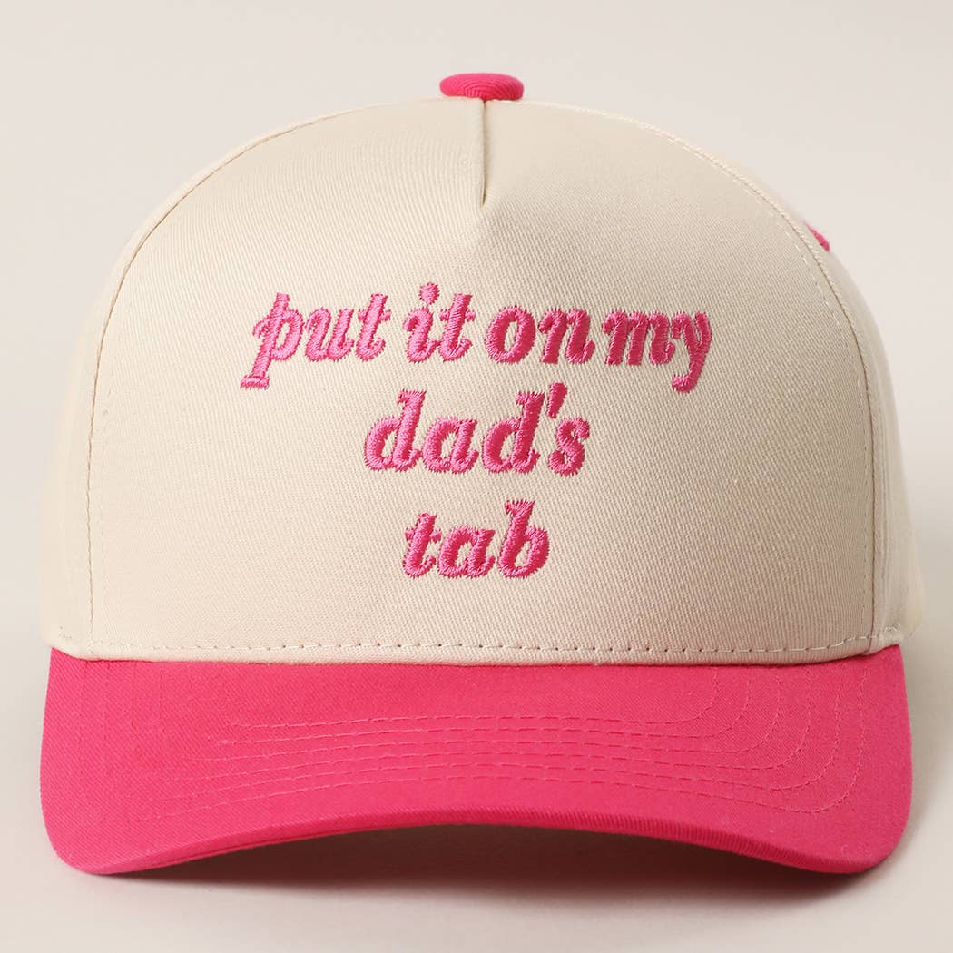 PUT IT ON MY DAD'S TAB Embroidery KIDS Trucker Hat