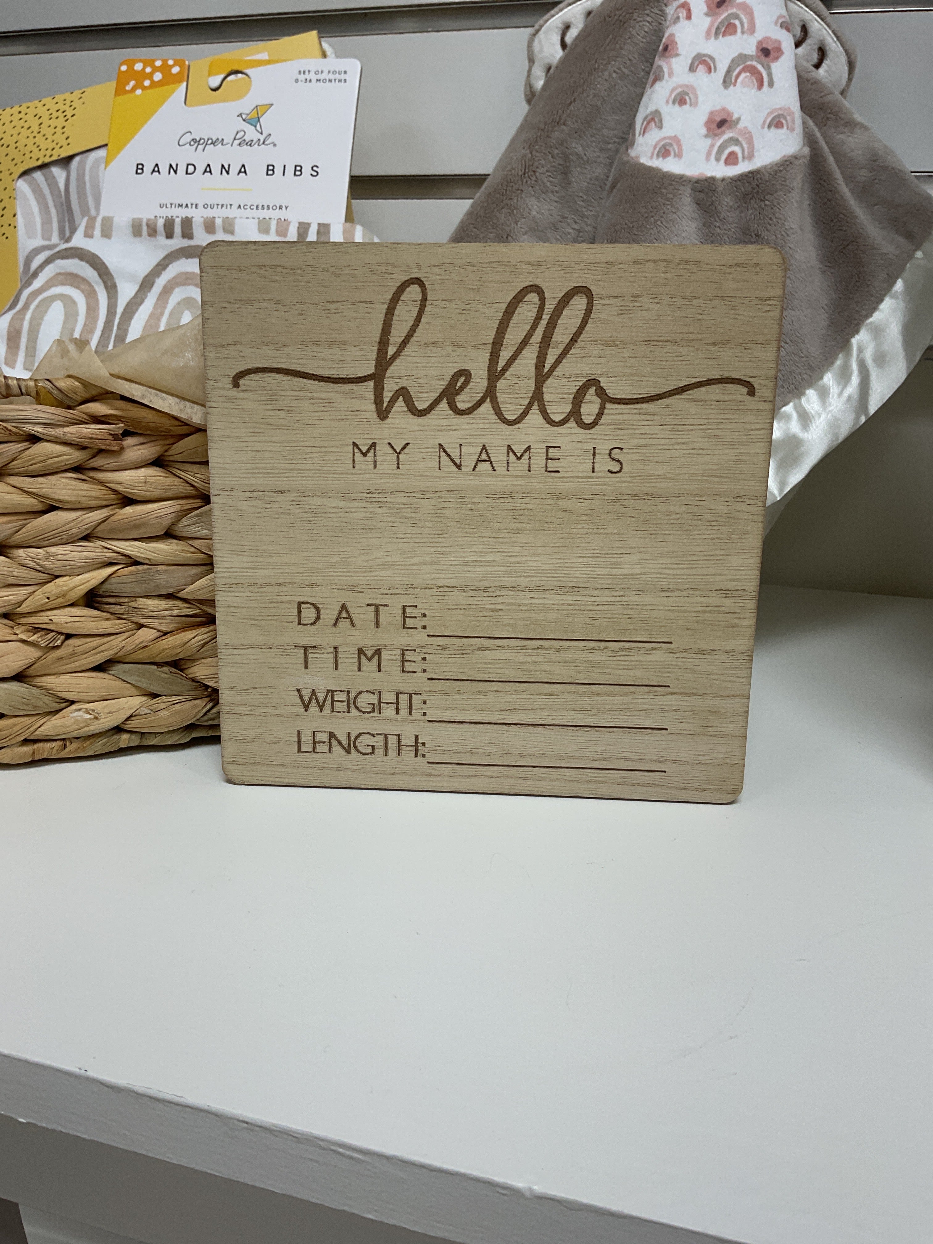 NURSERY SIGN | Hello My Name Is…