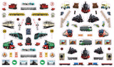 Eyelike Stickers: Trains